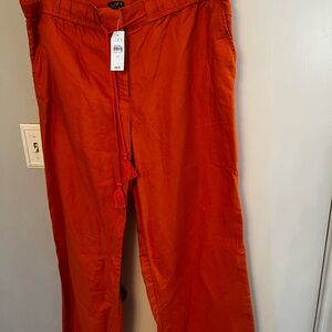 LOFT Women’s Orange wide leg Pants